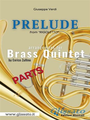 cover image of Prelude (Rigoletto)--Brass Quintet--parts